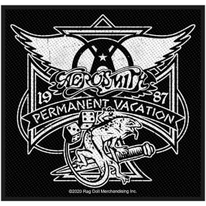 Aerosmith - Permanent Vacation Retail Packaged Patch i gruppen MERCHANDISE hos Bengans Skivbutik AB (5537695)