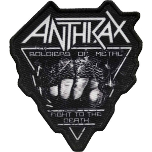 Anthrax - Soldier Of Metal Ftd Printed Patch i gruppen MERCHANDISE hos Bengans Skivbutik AB (5537711)