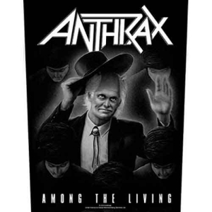 Anthrax - Among The Living Back Patch i gruppen MERCHANDISE / Merch / Hårdrock hos Bengans Skivbutik AB (5537723)
