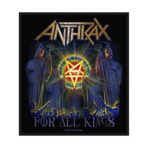 Anthrax - For All Kings Standard Patch i gruppen MERCHANDISE hos Bengans Skivbutik AB (5537724)