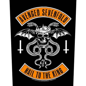 Avenged Sevenfold - Biker Back Patch i gruppen MERCHANDISE hos Bengans Skivbutik AB (5537730)