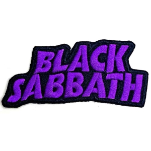 Black Sabbath - Cut-Out Wavy Logo Woven Patch i gruppen MERCHANDISE hos Bengans Skivbutik AB (5537749)