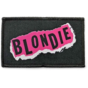 Blondie - Punk Logo Woven Patch i gruppen MERCHANDISE hos Bengans Skivbutik AB (5537767)