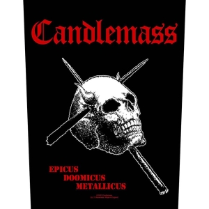 Candlemass - Epicus Doomicus Metallicus Back Patch i gruppen MERCHANDISE hos Bengans Skivbutik AB (5537784)