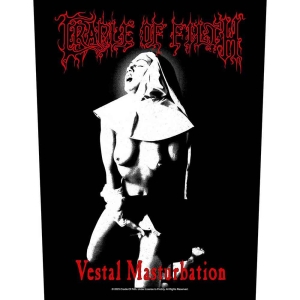 Cradle Of Filth - Vestal Masturbation Back Patch i gruppen MERCHANDISE hos Bengans Skivbutik AB (5537796)