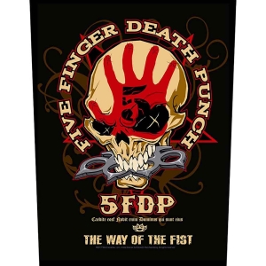 Five Finger Death Punch - Way Of The Fist Back Patch i gruppen MERCHANDISE hos Bengans Skivbutik AB (5537866)