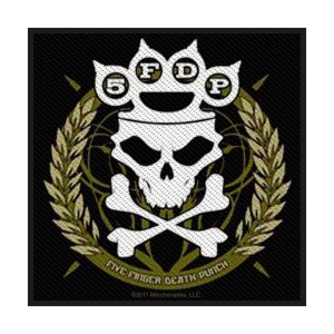 Five Finger Death Punch - Knuckles Crown Standard Patch i gruppen MERCHANDISE hos Bengans Skivbutik AB (5537867)