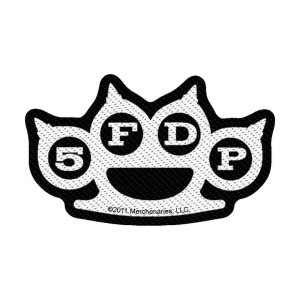 Five Finger Death Punch - Knuckles Cutout Standard Patch i gruppen MERCHANDISE hos Bengans Skivbutik AB (5537869)