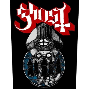 Ghost - Papa Warriors Back Patch i gruppen MERCHANDISE hos Bengans Skivbutik AB (5537899)