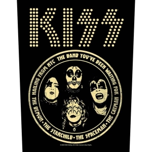 Kiss - Hailing From Nyc Back Patch i gruppen MERCHANDISE / Merch / Hårdrock hos Bengans Skivbutik AB (5538054)