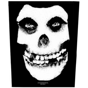 Misfits - Face Skull Back Patch i gruppen MERCHANDISE / Tygmärke / Punk hos Bengans Skivbutik AB (5538164)