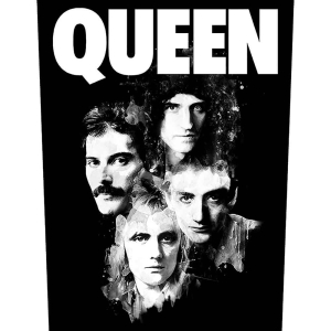 Queen - Faces Back Patch i gruppen MERCHANDISE hos Bengans Skivbutik AB (5538326)