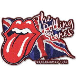 Rolling Stones - Lick The Flag Standard Patch i gruppen MERCHANDISE hos Bengans Skivbutik AB (5538374)