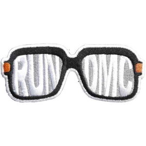 Run Dmc - Glasses Woven Patch i gruppen MERCHANDISE hos Bengans Skivbutik AB (5538387)