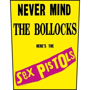 Sex Pistols - Never Mind The Bollocks Yellow Back Patc i gruppen MERCHANDISE hos Bengans Skivbutik AB (5538409)