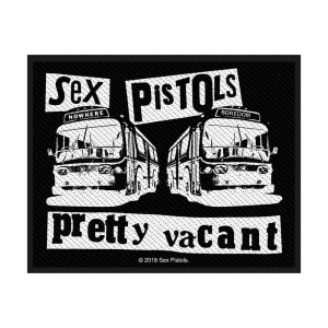 Sex Pistols - Pretty Vacant Retail Packaged Patch i gruppen MERCHANDISE hos Bengans Skivbutik AB (5538410)