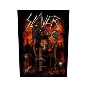 Slayer - Devil On Throne Back Patch i gruppen MERCHANDISE hos Bengans Skivbutik AB (5538415)