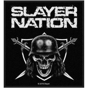 Slayer - Slayer Nation Standard Patch i gruppen MERCHANDISE hos Bengans Skivbutik AB (5538431)
