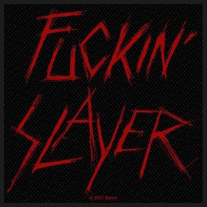 Slayer - Fuckin' Slayer Standard Patch i gruppen MERCHANDISE hos Bengans Skivbutik AB (5538434)