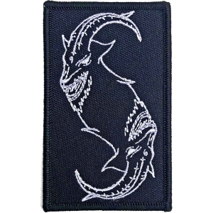 Slipknot - Goat Outline Woven Patch i gruppen MERCHANDISE / Merch / Hårdrock hos Bengans Skivbutik AB (5538437)