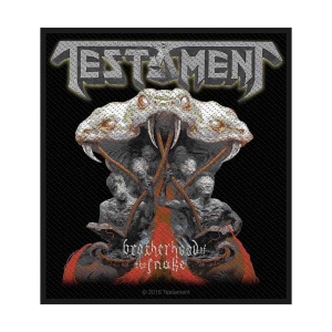 Testament - Brotherhood Of The Snake Standard Patch i gruppen MERCHANDISE hos Bengans Skivbutik AB (5538460)