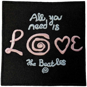 The Beatles - All You Need Is Love Woven Patch i gruppen MERCHANDISE hos Bengans Skivbutik AB (5538473)