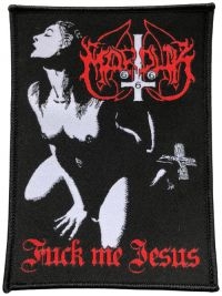 Marduk - Patch Fuck Me Jesus (12 X 8,8 Cm) i gruppen MERCHANDISE / Accessoarer / Hårdrock hos Bengans Skivbutik AB (5538891)
