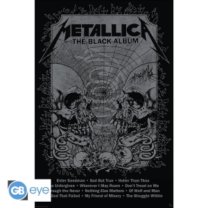 Metallica - Poster Maxi Black Album Poster 91,5x61 i gruppen MERCHANDISE / Merch / Hårdrock hos Bengans Skivbutik AB (5540273)