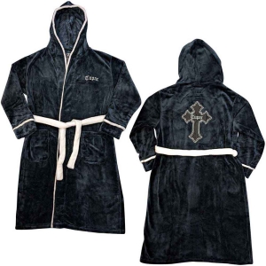 Tupac - Cross Uni Bl Bath Robe:  i gruppen MERCHANDISE / Merch / Hip Hop-Rap hos Bengans Skivbutik AB (5540790r)