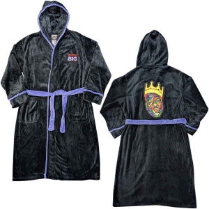 Biggie Smalls - Crown Uni Bl Bath Robe:  i gruppen MERCHANDISE / Merch / Hip Hop-Rap hos Bengans Skivbutik AB (5540794r)