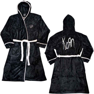 Korn - Logo Uni Bl Bath Robe:  i gruppen MERCHANDISE / Merch / Hårdrock hos Bengans Skivbutik AB (5540799r)