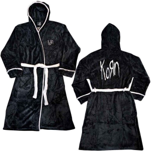 Korn - Logo Uni Bl Bath Robe: i gruppen MERCHANDISE / Merch / Hårdrock hos Bengans Skivbutik AB (5540799r)