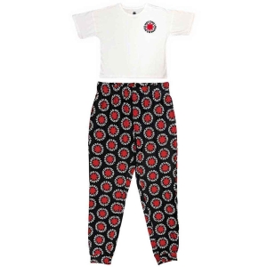 Red Hot Chili Peppers - Classic Asterisk Lady Wht/Bl Pyjamas: i gruppen MERCHANDISE / Merch / Pop-Rock hos Bengans Skivbutik AB (5540915r)