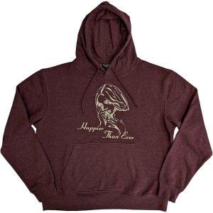 Billie Eilish - Happier Than Ever Uni Brown Hood:  S i gruppen MERCHANDISE / Hoodies / Pop-Rock hos Bengans Skivbutik AB (5541011r)