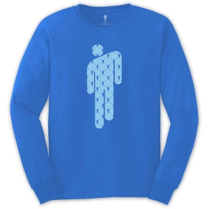 Billie Eilish - Manonman Uni Blue L/S:  S i gruppen MERCHANDISE / Hoodies / Pop-Rock hos Bengans Skivbutik AB (5541017r)