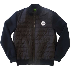 The Beatles - Drum Logo Uni Bl Quilted Jacket: i gruppen MERCHANDISE / Merch / Pop-Rock hos Bengans Skivbutik AB (5541230r)