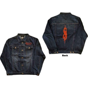 Slipknot - Tribal Logo Uni Denim Jacket:  i gruppen MERCHANDISE / Merch / Hårdrock hos Bengans Skivbutik AB (5541259r)