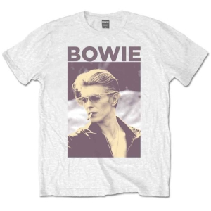 David Bowie - Smoking Uni Wht  2Xl i gruppen MERCHANDISE / T-shirt / Pop-Rock hos Bengans Skivbutik AB (5541272)