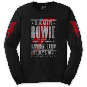 David Bowie - Hammersmith Odeon Uni Bl LongSleeve i gruppen MERCHANDISE / Hoodies / Pop-Rock hos Bengans Skivbutik AB (5541400r)