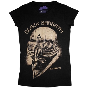 Black Sabbath - Us Tour 78 Skinny Fitting Lady Bl 1Xs i gruppen MERCHANDISE / T-shirt / Hårdrock hos Bengans Skivbutik AB (5541500r)