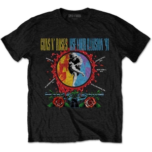 Guns N Roses - Uyi Circle Splat Uni Bl  2Xl i gruppen MERCHANDISE / T-shirt / Hårdrock hos Bengans Skivbutik AB (5542070)