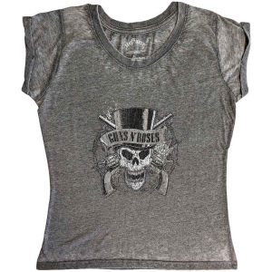 Guns N Roses - Faded Skull Bo Lady Char S i gruppen MERCHANDISE / T-shirt / Hårdrock hos Bengans Skivbutik AB (5542202r)