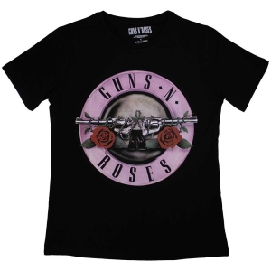 Guns N Roses - Classic Logo Lady Bl S i gruppen MERCHANDISE / T-shirt / Hårdrock hos Bengans Skivbutik AB (5542222r)