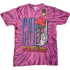 Guns N Roses - Uyi Pistol Uni Purp Dip-Dye    S i gruppen MERCHANDISE / T-shirt / Hårdrock hos Bengans Skivbutik AB (5542230r)