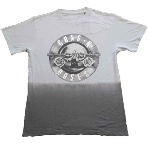 Guns N Roses - Tonal Bullet Uni Grey Dip-Dye S i gruppen MERCHANDISE / T-shirt / Hårdrock hos Bengans Skivbutik AB (5542243r)