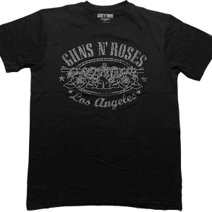 Guns N Roses - La Logo Diamante Uni Bl S i gruppen MERCHANDISE / T-shirt / Hårdrock hos Bengans Skivbutik AB (5542249r)