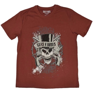 Guns N Roses - Faded Skull Uni Red    S i gruppen MERCHANDISE / T-shirt / Hårdrock hos Bengans Skivbutik AB (5542259r)