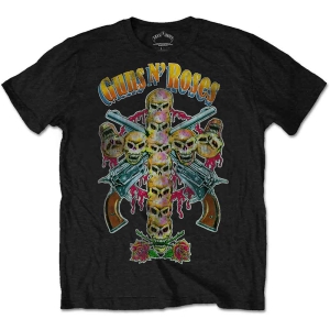 Guns N Roses - Skull Cross 80S Uni Bl S i gruppen MERCHANDISE / T-shirt / Hårdrock hos Bengans Skivbutik AB (5542262r)