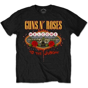 Guns N Roses - Welcome To The Jungle Lv Uni Bl S i gruppen MERCHANDISE / T-shirt / Hårdrock hos Bengans Skivbutik AB (5542272r)