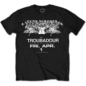 Guns N Roses - Troubadour Flyer Uni Bl    S i gruppen MERCHANDISE / T-shirt / Hårdrock hos Bengans Skivbutik AB (5542274r)